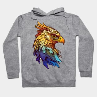 Hawk Vector Illustration Hoodie